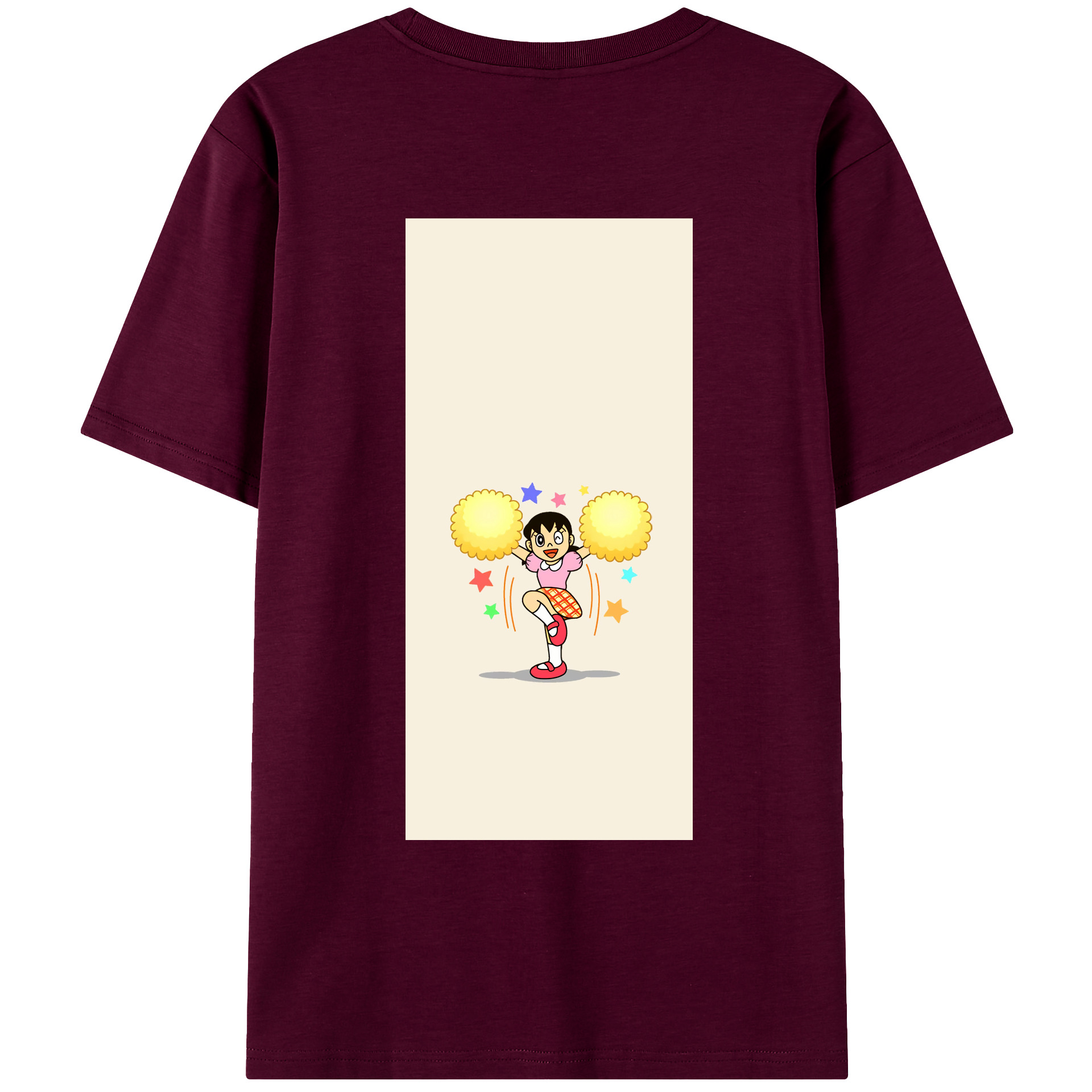 （画像用） ドラえもん みなもと しずか Doraemon Shizuka Minamoto レディース半袖Tシャツ(バックプリント)